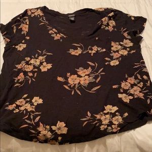 Torrid floral pocket tee